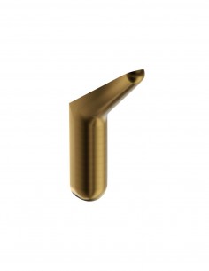 Percha individual - oro cepillado AURA de Medimex