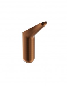 Percha individual - oro cepillado AURA de Medimex 2