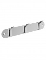 Percha triple - cromo AURA de Medimex