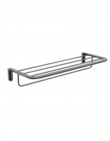 Toallero doble para baño - negro mate/black gun metal AURA de Medimex croquis