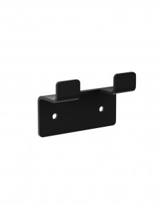 Percha doble - negro mate FORM de Medimex