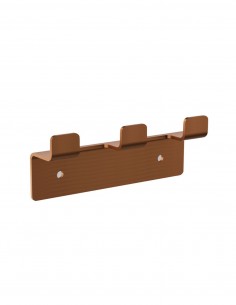 Percha triple - oro cepillado FORM de Medimex 2