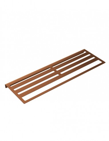 Toallero doble para baño - oro rosa cepillado FORM de Medimex