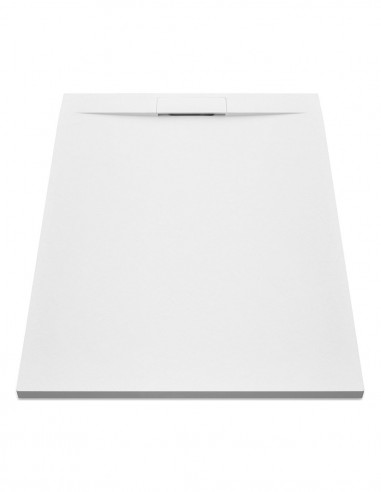 Plato de ducha de resina y carga mineral textura pizarra foto detalle