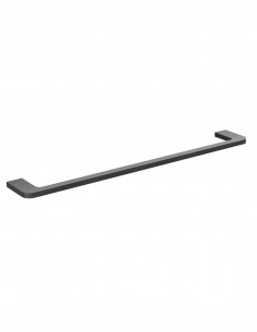 Toallero para baño - 50cm negro mate NOVA de Medimex 2