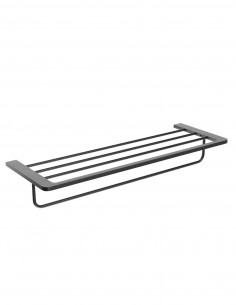 Toallero doble para baño - negro mate NOVA de Medimex 2