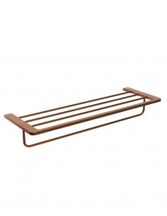 Toallero doble para baño - oro cepillado NOVA de Medimex 2