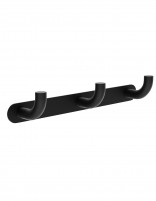 Percha triple - negro mate PURE de Medimex