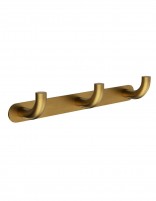Percha triple - oro cepillado PURE de Medimex