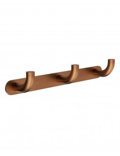 Percha triple - oro cepillado PURE de Medimex 2