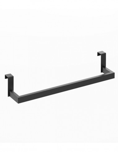 Toallero para mueble negro/titanio - Quadra de GME