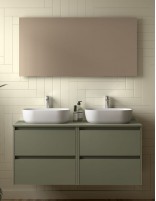Conjunto mueble suspendido green satin