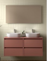 Conjunto mueble suspendido red satin