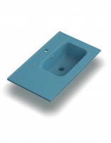 Lavabo color desplazado 80 cm. - ONIX de Coycama