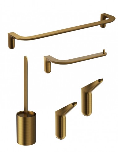 Pack de accesorios oro cepillado - AURA de Medimex