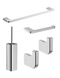 Pack de accesorios níquel cepillado - NOVA de Medimex 2