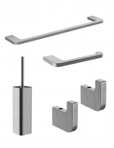 Pack de accesorios níquel cepillado - NOVA de Medimex