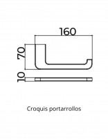 Croquis portarrollos - NOVA de Medimex