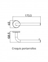 Croquis portarrollos - PURE de Medimex
