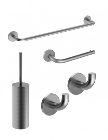 Pack de accesorios níquel cepillado - PURE de Medimex