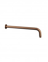 Rociador redondo cobre + brazo a pared de GME detalle brazo