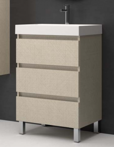 Mueble de baño con patas y lavabo...