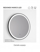Mueble de baño con lavabo incluido detalle espejo
