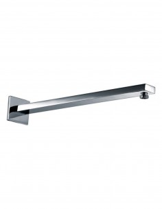 Brazo ducha a pared - cuadrado cromo de GME