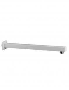 Brazo ducha a pared - cuadrado blanco mate de GME