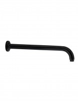 Brazo ducha a pared - redondo negro de GME