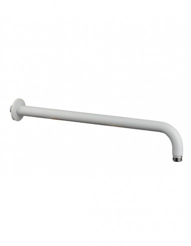Brazo ducha a pared - redondo blanco mate de GME