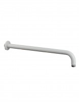 Brazo ducha a pared - redondo blanco mate de GME