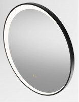 Espejo redondo baño 80 cm - 90 cm Eclipse detalle