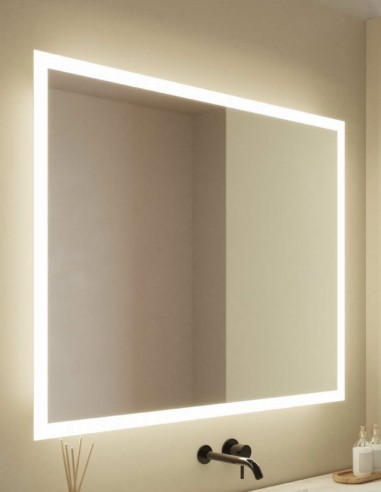 Espejo baño LED cuadrado/rectangular - WHITE de Manillons Torrent