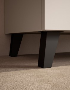 Mueble 2 cajones suelo - tiradores negros Granada de Visobath 2