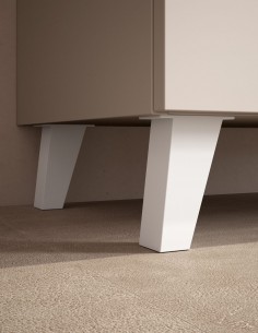 Mueble 2 cajones suelo - tiradores blancos Granada de Visobath 2