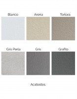 Plato ducha resina semicircular acabados