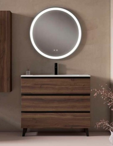 Mueble 3 cajones suelo - tiradores negros Granada de Visobath