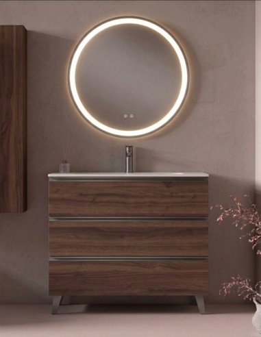 Mueble 3 cajones suelo - tiradores aluminio Granada de Visobath