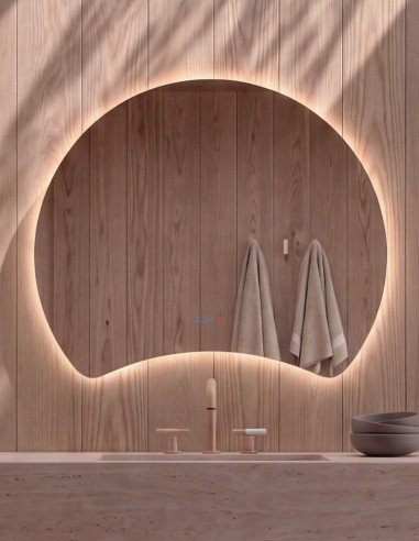 Espejo de baño redondo LED - GÜELL de Dyled