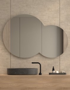 Espejo de baño redondo - conjunto MICENAS de Dyled