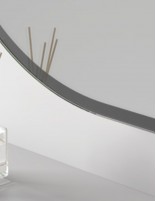 Espejo de baño rectangular contorno negro