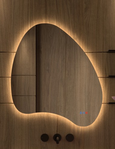Espejo de baño irregular LED - TEIDE de Dyled
