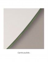 Espejo de baño irregular LED detalle canto