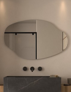 Espejo de baño irregular modelo MANU