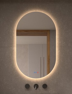 Espejo de baño ovalado LED - SEGOVIA de Dyled