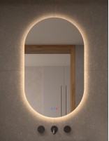 Espejo de baño ovalado LED - SEGOVIA de Dyled