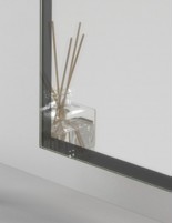 Espejo de baño rectangular LED contorno