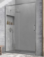 Mampara ducha corredera sin perfiles - inferiores (1 fijo + 1 puerta) YOKO de Kassandra