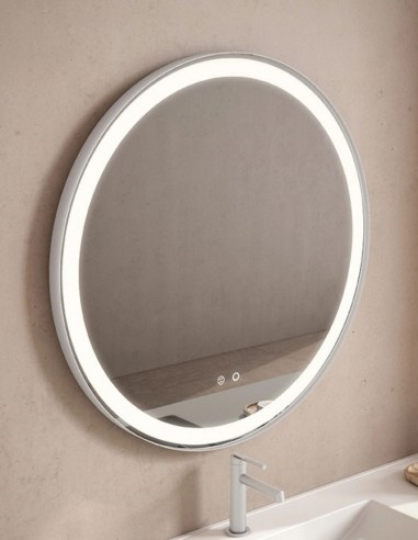 Espejo de baño LED - blanco NUBE de VisoBath